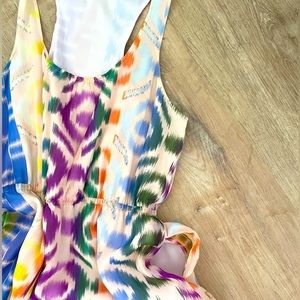 Silk lightweight dress with pockets